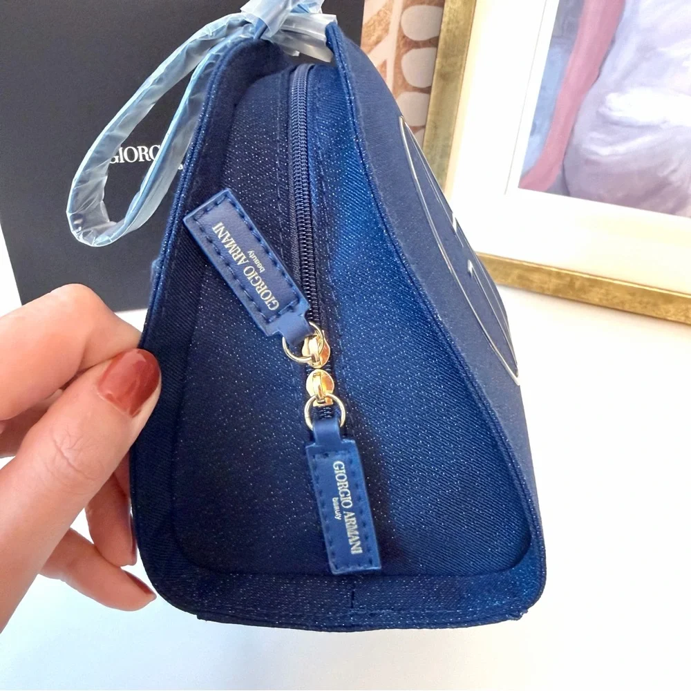 Giorgio Armani Cosmetic Bag‎ with Wristlet